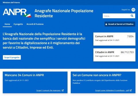 Online i certificati anagrafici e altra documentazione