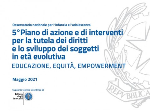 Il Governo adotta il 5° Piano nazionale di azione e interventi per la tutela dei diritti e lo sviluppo di bambini e bambine